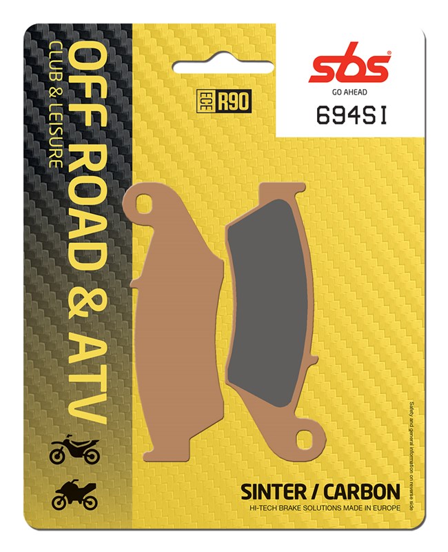 SBS brake pads KH185 / KH389 OFF-ROAD sinteredcolour gold (694SI)